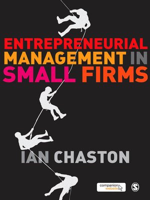 cover image of Entrepreneurial Management in Small Firms